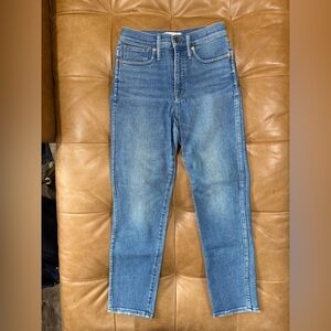 Madewell Stovepipe Jeans in Ditmas Wash Size 25